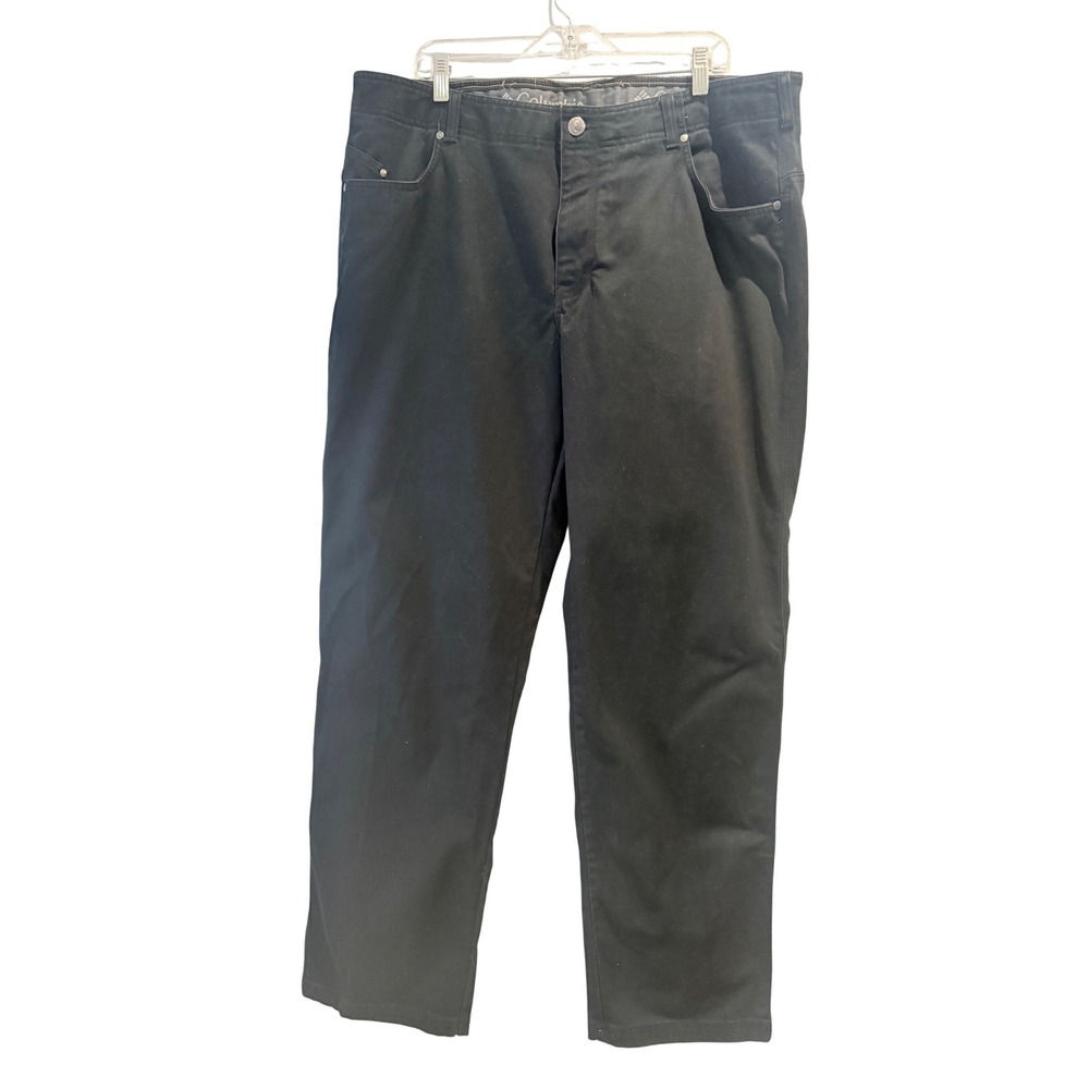 Columbia Casual Pants Mens 40x32 Black Cotton Blend